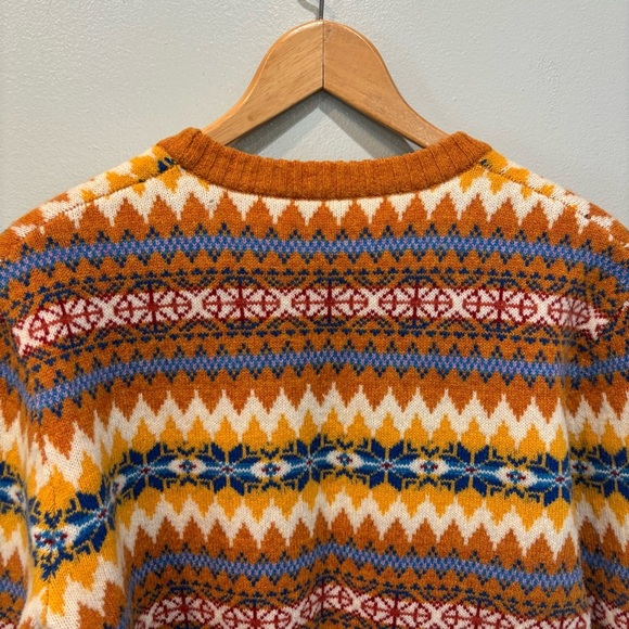 Todd Snyder Fair Isle Wool Pullover Sweater Women’s Size Medium - Picture 7 of 12